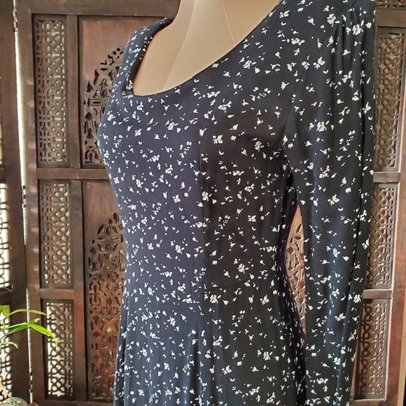 90's Contempo black & white maxi dress - Picture 4 of 12